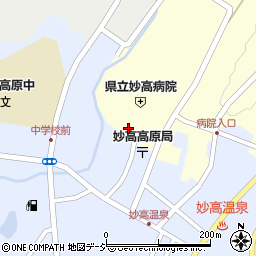 新潟県妙高市田口1周辺の地図