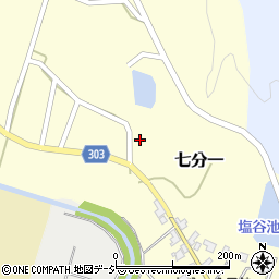 富山県氷見市七分一732周辺の地図