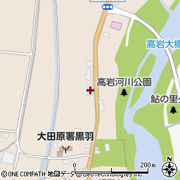 栃木県大田原市黒羽向町1028-1周辺の地図