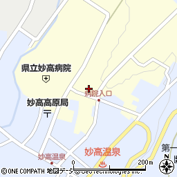 新潟県妙高市田口140周辺の地図