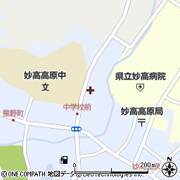 名香山苑周辺の地図