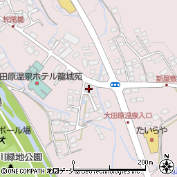 栃木県大田原市中田原581-2周辺の地図