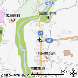 栃木県大田原市前田196周辺の地図