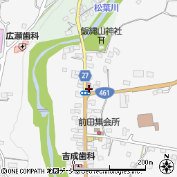 栃木県大田原市前田195周辺の地図