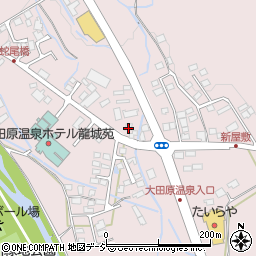 栃木県大田原市中田原581周辺の地図