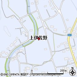 栃木県矢板市上伊佐野周辺の地図