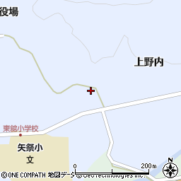 福島県東白川郡矢祭町東舘上野内周辺の地図