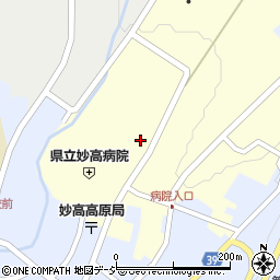 新潟県妙高市田口10周辺の地図