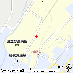 新潟県妙高市田口141周辺の地図