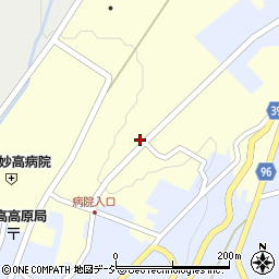 新潟県妙高市田口179周辺の地図