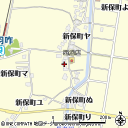 石川県羽咋市新保町ヤ10周辺の地図