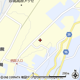新潟県妙高市田口196周辺の地図