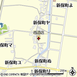石川県羽咋市新保町ヤ14周辺の地図