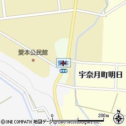富山県黒部市宇奈月町栗虫周辺の地図