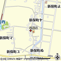 石川県羽咋市新保町ヤ19周辺の地図
