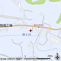 栃木県大田原市北野上941周辺の地図