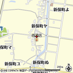 石川県羽咋市新保町ヤ21周辺の地図