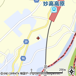 新潟県妙高市田口12周辺の地図