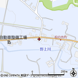 栃木県大田原市北野上958周辺の地図