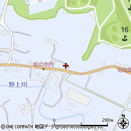 栃木県大田原市北野上935周辺の地図