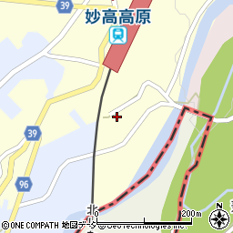 新潟県妙高市田口228周辺の地図