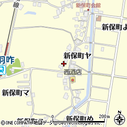 石川県羽咋市新保町ヤ26周辺の地図