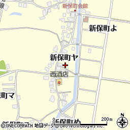 石川県羽咋市新保町ヤ29周辺の地図