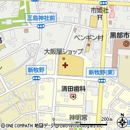 １００円ショップポピアメルシー店周辺の地図