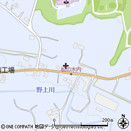栃木県大田原市北野上936周辺の地図