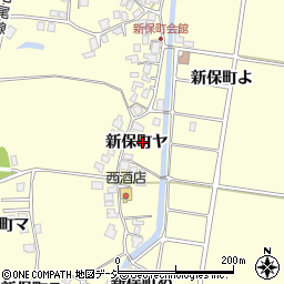 石川県羽咋市新保町ヤ周辺の地図