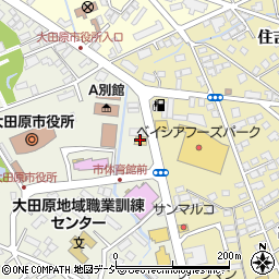 バーミヤン大田原店周辺の地図