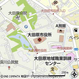 足利銀行大田原市役所 ＡＴＭ周辺の地図