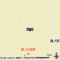 福島県東白川郡矢祭町関岡周辺の地図