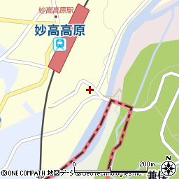 新潟県妙高市田口334周辺の地図