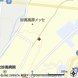 新潟県妙高市田口134周辺の地図