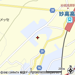 新潟県妙高市田口215周辺の地図