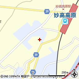 新潟県妙高市田口9周辺の地図