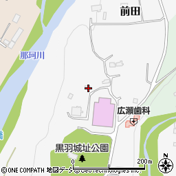 栃木県大田原市前田1014-2周辺の地図