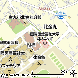 栃木県大田原市北金丸2601周辺の地図
