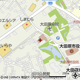 大田原国際交流会周辺の地図