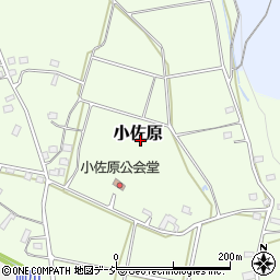長野県飯山市小佐原周辺の地図
