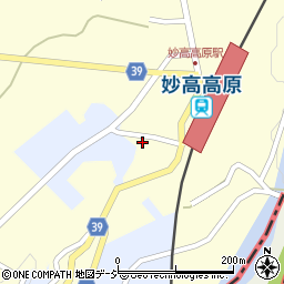 新潟県妙高市田口319周辺の地図