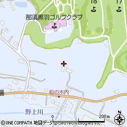 栃木県大田原市北野上3337周辺の地図