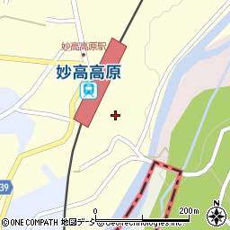 新潟県妙高市田口338周辺の地図