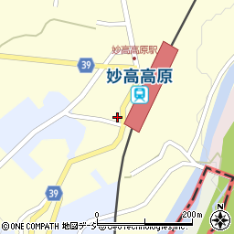 新潟県妙高市田口321周辺の地図