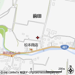 栃木県大田原市前田613周辺の地図