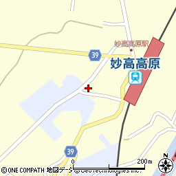 新潟県妙高市田口318周辺の地図