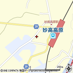 新潟県妙高市田口307周辺の地図