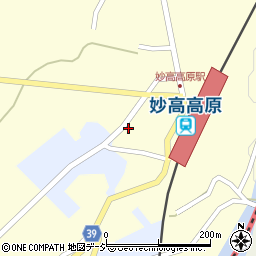 新潟県妙高市田口307周辺の地図