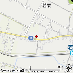 富山県黒部市若栗1257周辺の地図